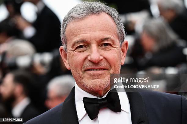 Of The Walt Disney Company Bob Iger arrives for the screening of the film "Indiana Jones and the Dial of Destiny" during the 76th edition of the...