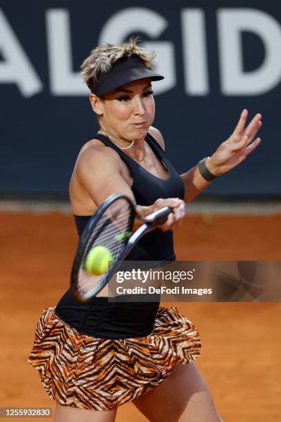 Bethanie Mattek-Sands of USA in action during the match between Hunter - Mertens vs Bouzkova - Mattek Sands of the Internazionali BNL D'Italia 2023 -...