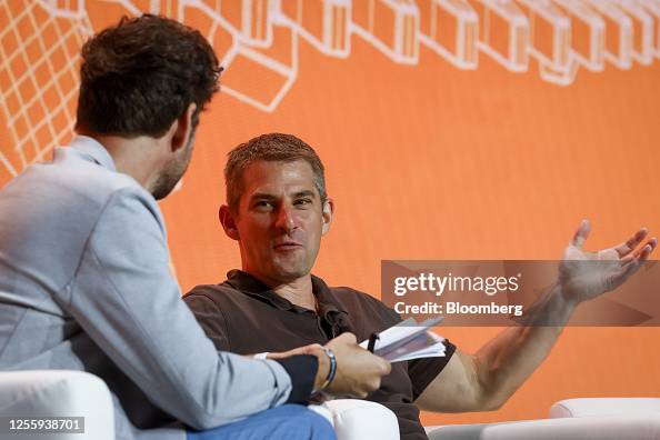 Dave Rippey Dave Ripley, chief executive officer of Kraken, speaks during the ...