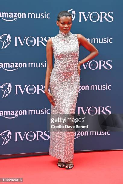 Naomi Kimpenu attends The Ivors 2023 at The Grosvenor House Hotel on May 18, 2023 in London, England.