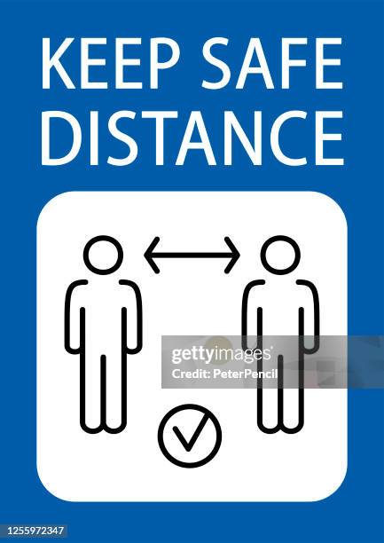 keep safe distance - social distancing. text caution. coronavirus vector illustration - crowded elevator stock illustrations