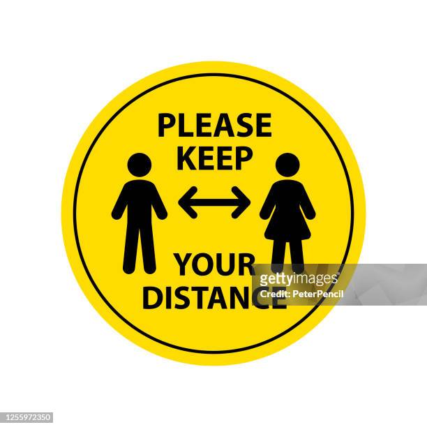 keep safe distance - social distancing. text caution. coronavirus vector illustration - crowded elevator stock illustrations
