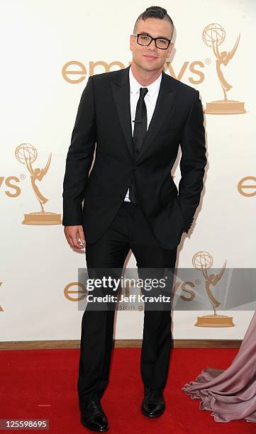 Actor Mark Salling arrives at the 63rd Primetime Emmy Awards at Nokia Theatre L.A. Live on September 18, 2011 in Los Angeles, California.