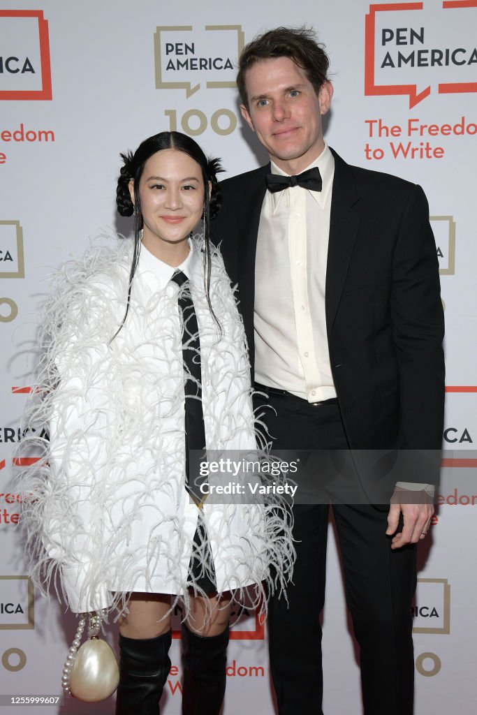 Michelle Zauner and Peter Bradley at the PEN America 2023 Spring