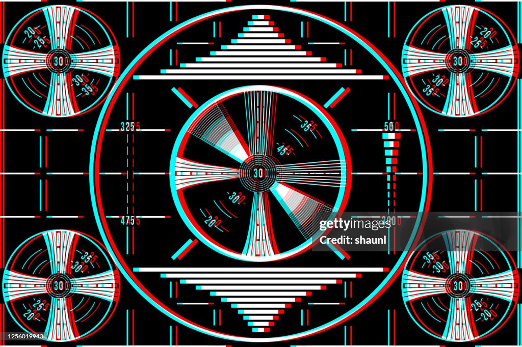 Vintage Test Pattern High-Res Vector Graphic - Getty Images
