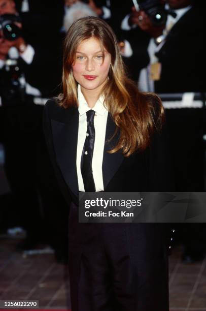 Laetitia Casta attends the 52nd Cannes Film Festival in May 1999, in Cannes, France.
