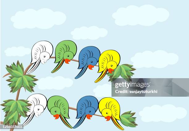 bird, - life cycle vector stock illustrations