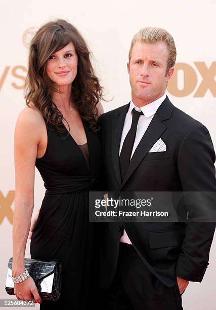 Actor Scott Caan and Kacy Byxbee arrive at the 63rd Annual Primetime Emmy Awards held at Nokia Theatre L.A. LIVE on September 18, 2011 in Los...