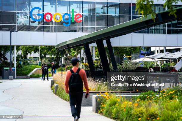 Google campus in Mountain View, California on Wednesday May 10, 2023.