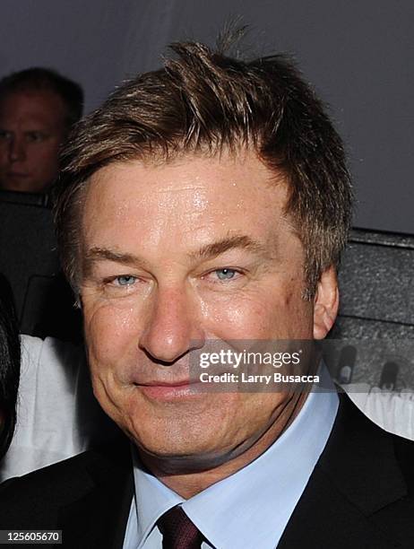 Alec Baldwin attends Tony Bennett's 85th Birthday Gala Benefit for Exploring the Arts at The Metropolitan Opera House on September 18, 2011 in New...