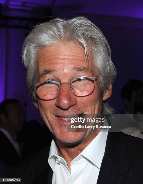 Richard Gere attends Tony Bennett's 85th Birthday Gala Benefit for Exploring the Arts at The Metropolitan Opera House on September 18, 2011 in New...