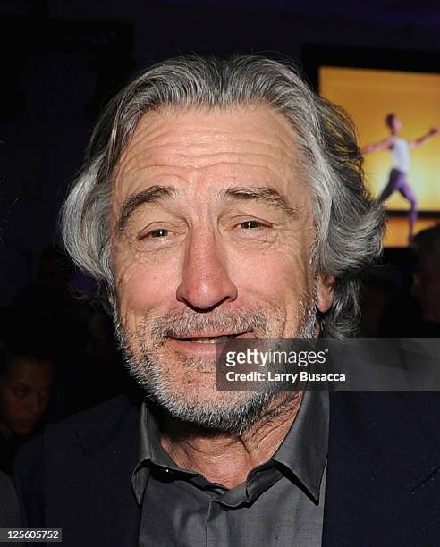 Robert De Niro attends Tony Bennett's 85th Birthday Gala Benefit for Exploring the Arts at The Metropolitan Opera House on September 18, 2011 in New...
