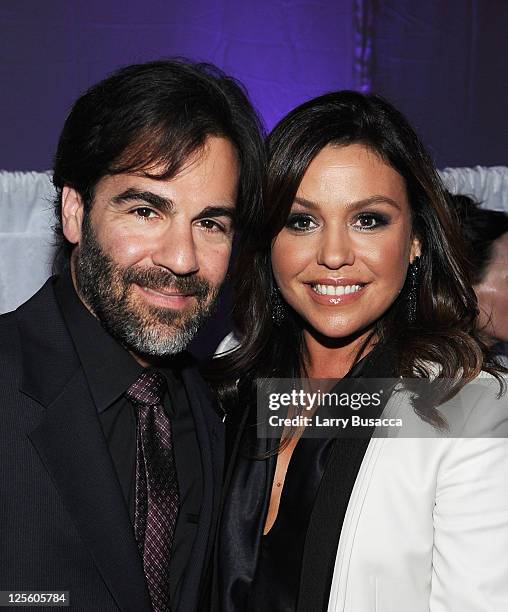 John Cusimano and Rachael Ray attend Tony Bennett's 85th Birthday Gala Benefit for Exploring the Arts at The Metropolitan Opera House on September...