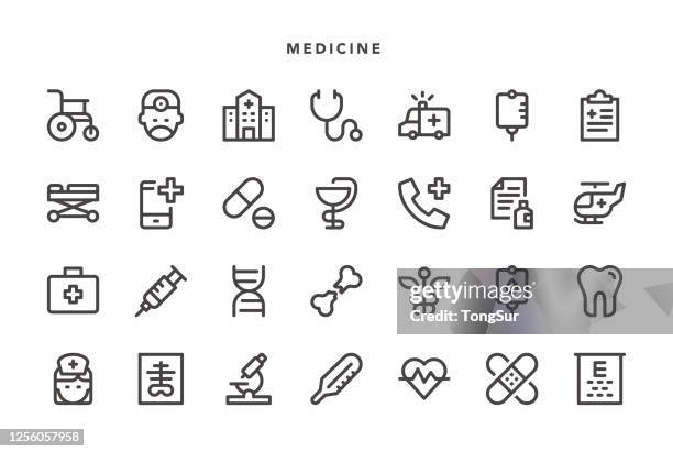 medicine icons - orthopedic doctor stock illustrations