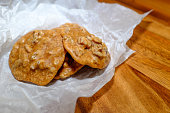 Pecan pralines, a delicacy of New Orleans, Louisiana