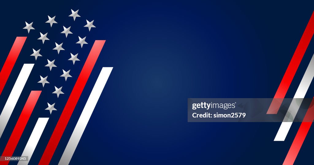 USA Stars und Streifen Hintergrund