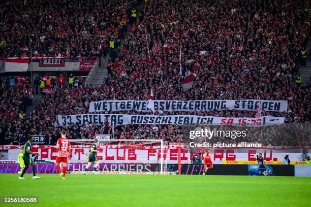 May 2023, Baden-Württemberg, Freiburg im Breisgau: Soccer: Bundesliga, SC Freiburg - VfL Wolfsburg, match day 33, Europa-Park Stadion. SC Freiburg...