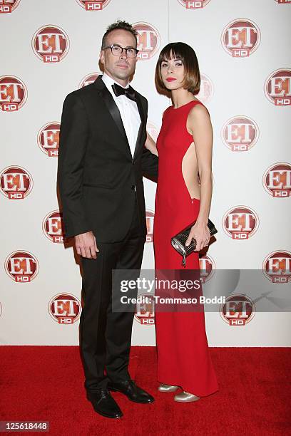 Actor Jason Lee and Ceren Alkac attend the Entertainment Tonight 15th Annual Emmy Party held at Vibiana on September 18, 2011 in Los Angeles,...