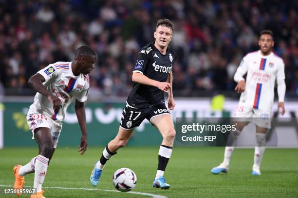 Aleksandr GOLOVIN during the Ligue 1 Uber Eats match between Lyon and Monaco May 19, 2023 at Groupama Stadium in Lyon, France.