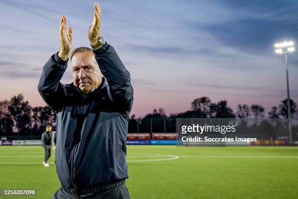 Coach Dick Advocaat of ADO Den Haag during the Dutch Keuken Kampioen Divisie match between AZ Alkmaar U23 v ADO Den Haag at the AFAS Trainingscomplex...
