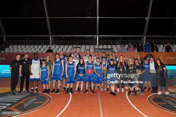 Final Four Ambassadors and former 12 participants from Special Olympics Lithuania participate in the Turkish Airlines EuroLeague Final Four Kaunas...