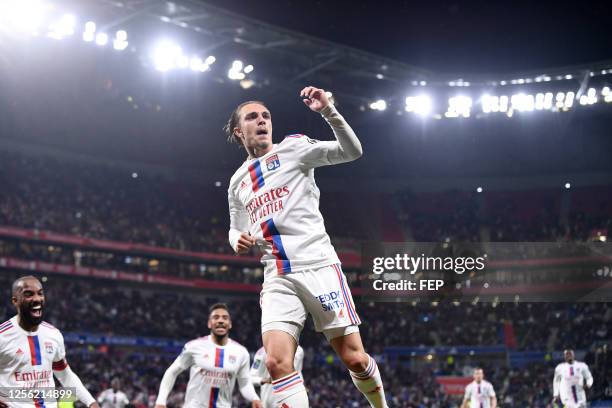 Maxence CAQUERET during the Ligue 1 Uber Eats match between Lyon and Monaco May 19, 2023 at Groupama Stadium in Lyon, France.