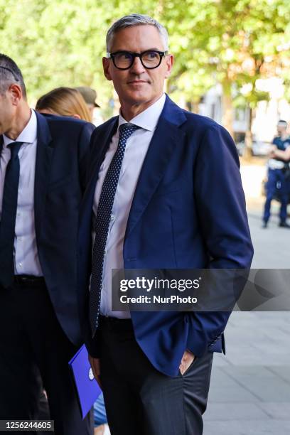 Alessandro Antonello attends the inauguration of the Library of the Shoah Memorial in Milan on June 15, 2022 in Milan, Italy.