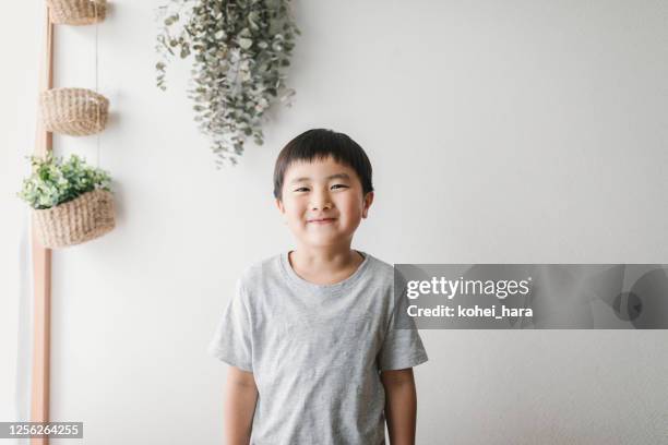 junge entspannt zu hause - cute japanese boy stock-fotos und bilder
