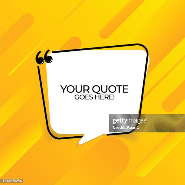 stockillustraties, clipart, cartoons en iconen met vector quote template trendy stijl stock illustratie - square box template