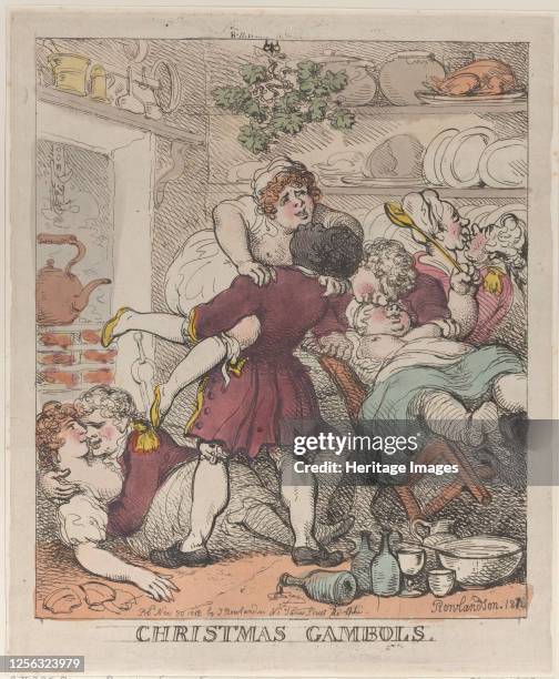 Christmas Gambols, November 30, 1812. Artist Thomas Rowlandson.