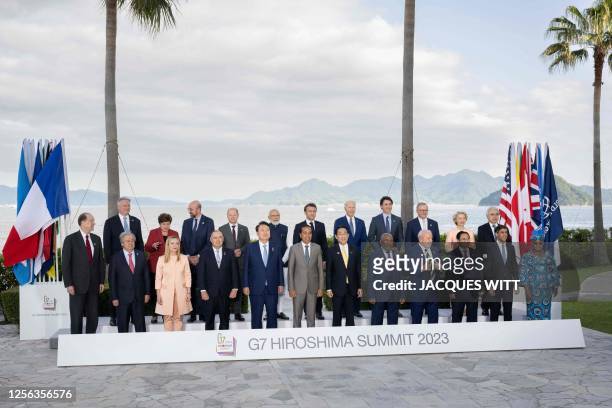 World leaders from G7 and invited countries Mathias Cormann, Secretary-General of the Organisation for Economic Co-operation and Development ,...