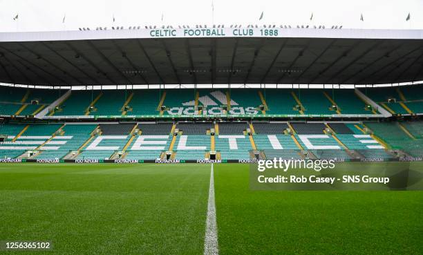 General view during a cinch Premiership match between Celtic and St Mirren at Celtic Park, on May 20 in Glasgow, Scotland.