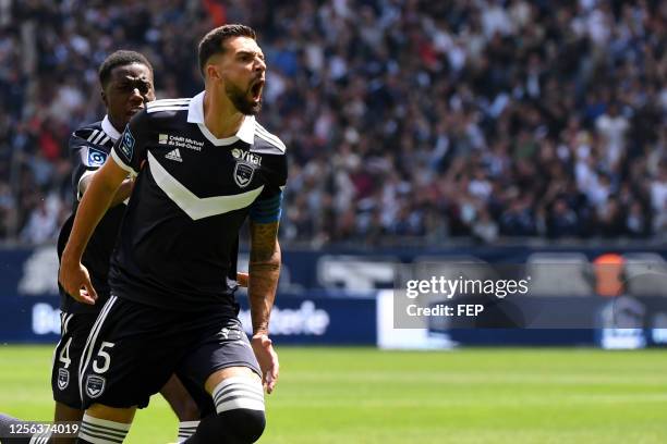 Yoann BARBET during the Ligue 2 BKT match between Bordeaux and Laval at Stade Matmut Atlantique on May 20, 2023 in Bordeaux, France.