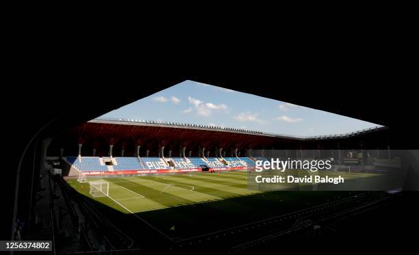 Felcsút , Hungary - 20 May 2023; A general view inside the stadium before the UEFA European U17 Championship Final Tournament match between Republic...