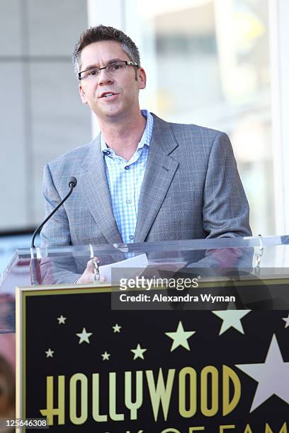 John Henson at Jon Cryer's star ceremony held on September 19, 2011 in Hollywood, California.