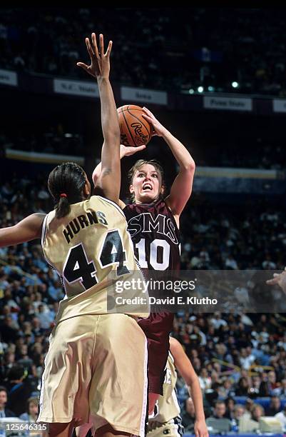 Final Four: Southwest Missouri State Jackie Stiles in action, shot vs Purdue at Savvis Center. St. Louis, MO 3/30/2001 CREDIT: David E. Klutho