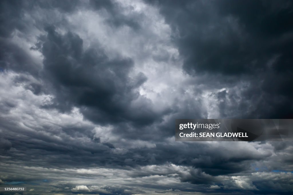 Dark rain clouds