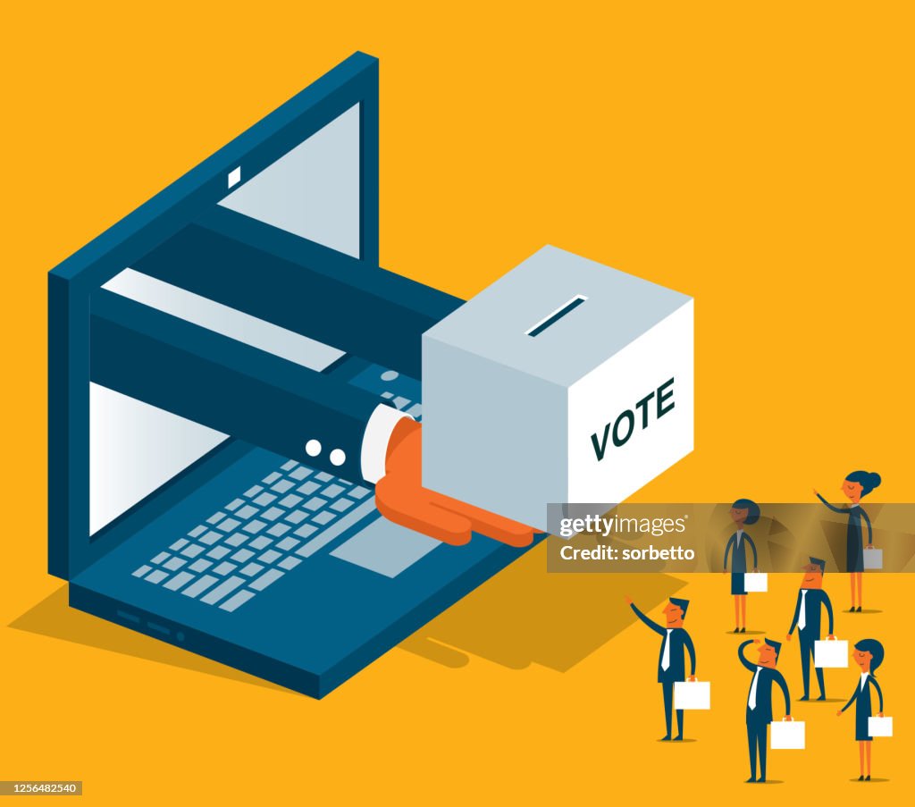 Voto on-line - Laptop