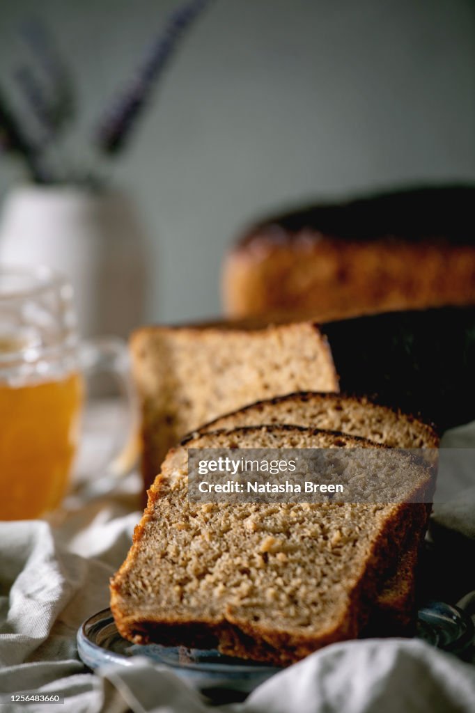Homemade rye bread