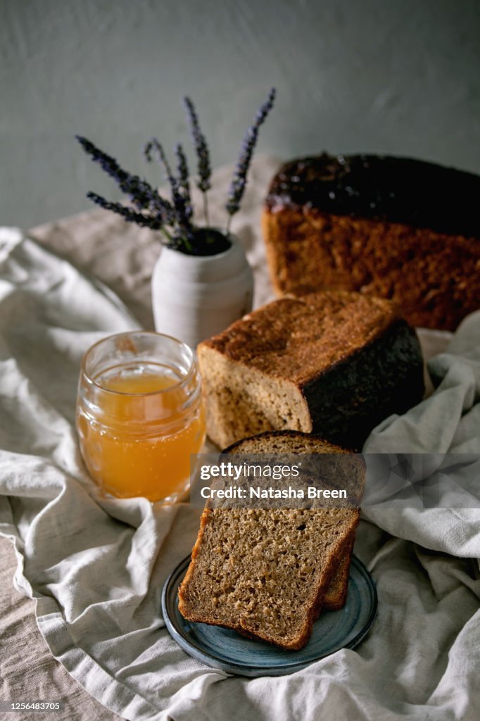 Homemade rye bread