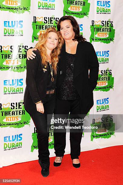 Actress Natasha Lyonne and Media Personality Rosie O'Donnell attends Rosie's Building Dreams for Kids Gala at The New York Marriott Marquis on...