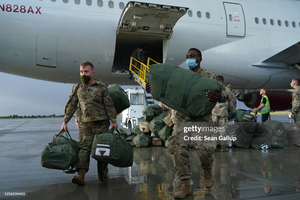 U.S. Troops Arrive In Poland For Military Exercises