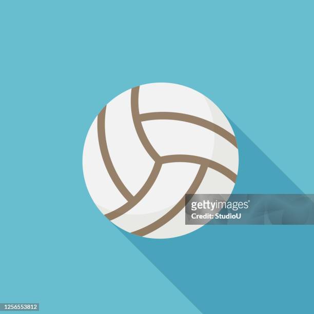 volleyball flat icon design - table tennis tournament stock-grafiken, -clipart, -cartoons und -symbole