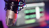 Studio Microphone Recording Podcast Audio