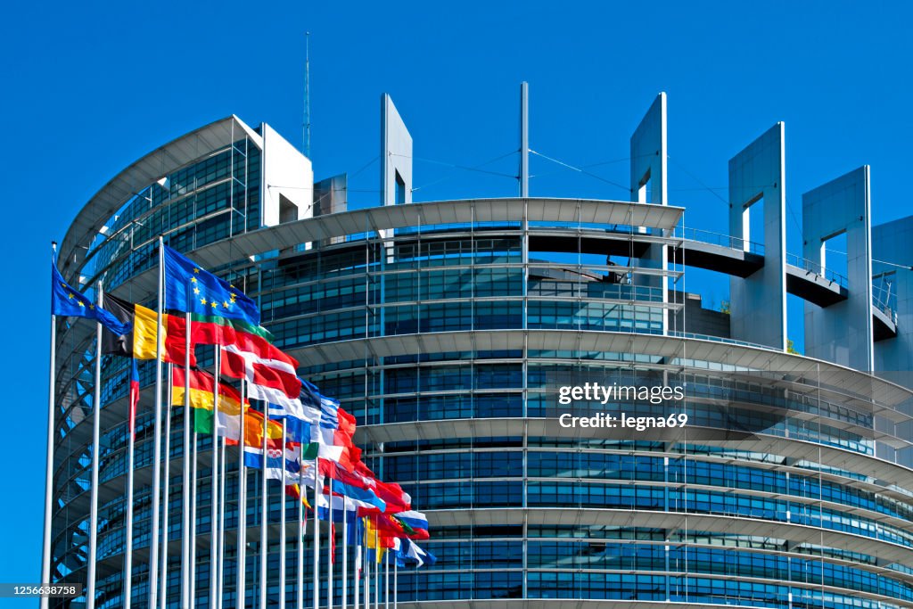 Das Gebäude des Europäischen Parlaments in Straßburg
