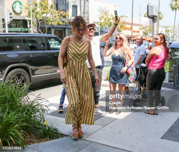 Jennifer Lopez is seen on May 20, 2023 in Los Angeles, California.