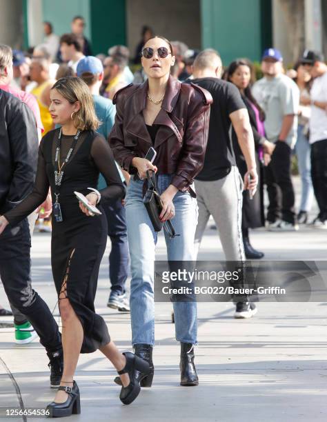 Gal Gadot is seen arriving to the Crypto.com Arena on May 20, 2023 in Los Angeles, California.