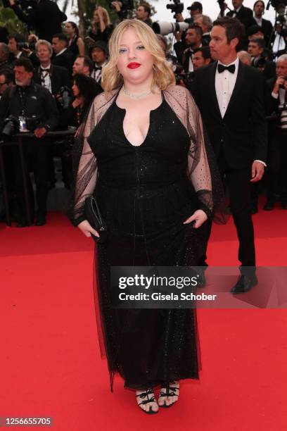 Francesca Scorsese, daughter of Martin Scorsese, attends the "Killers Of The Flower Moon" red carpet during the 76th annual Cannes film festival at...