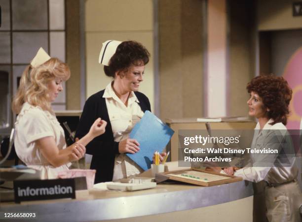 Los Angeles, CA Shell Kepler, Emily McLaughlin, Jackie Zeman appearing in the ABC tv series 'General Hospital'.