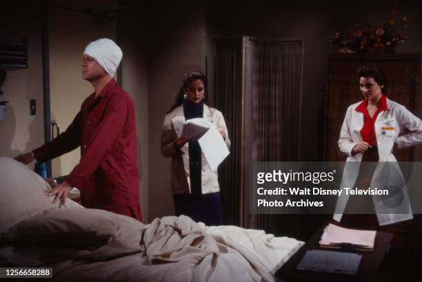 Los Angeles, CA Brad Maule, Jackie Zeman, Keely Shaye Smith appearing in the ABC tv series 'General Hospital'.